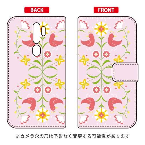 OPPO A5 2020 ケース 手帳 フローラル TYPE1 スマホケース (受注生産)