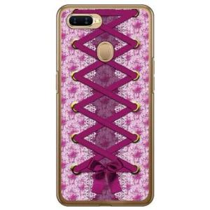 OPPO AX7 コルセット ピンク スマホケース (受注生産)