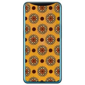 Find X フラワースポット オレンジ スマホケース (受注生産)