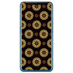 Find X フラワースポット チョコレートブラック スマホケース (受注生産)