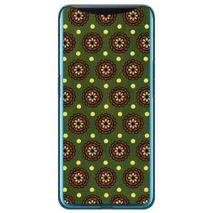 Find X フラワースポット レトログリーン スマホケース (受注生産)