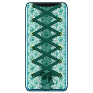 Find X コルセット グリーン スマホケース (受注生産)