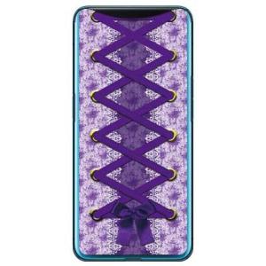 Find X コルセット パープル スマホケース (受注生産)