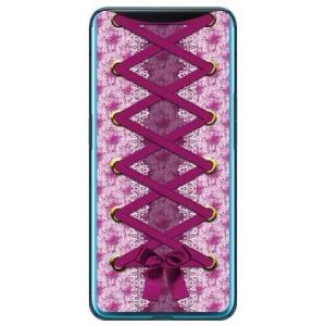 Find X コルセット ピンク スマホケース (受注生産)