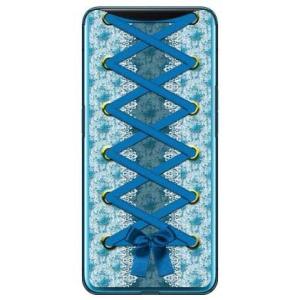 Find X コルセット ブルー スマホケース (受注生産)