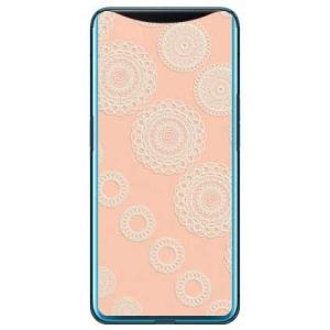 Find X サークルレース オレンジ スマホケース (受注生産)