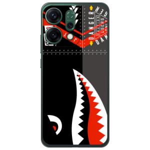 シャーク ブラック （ソフト ケース カバー） YESNO OPPO Reno14 5G