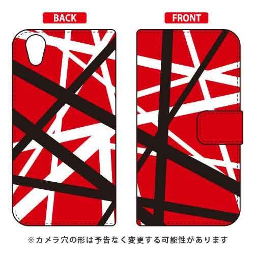 Android One X4・AQUOS sense plus 手帳 ロックオマージュ レッド スマ...