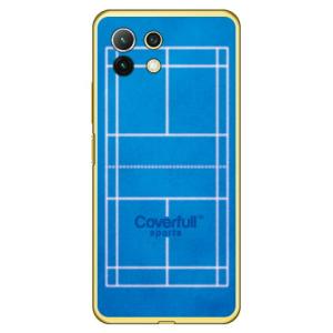 バドミントンコート ブルー（ハード ケース カバー）Mi 11 Lite 5G M2101K9R