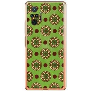 Redmi Note 10 Pro ケース フラワースポット ライムグリーン スマホケース (受注生...