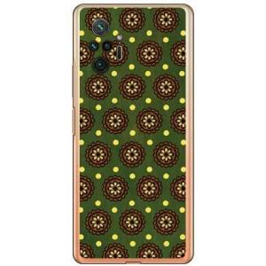 Redmi Note 10 Pro ケース フラワースポット レトログリーン スマホケース (受注生...