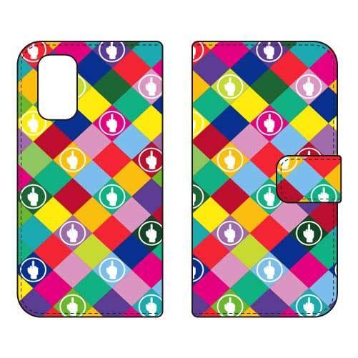 Redmi 9T 手帳 F rhombuses マルチ スマホケース (受注生産)