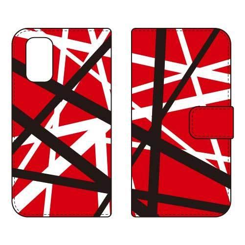 Redmi 9T 手帳 ロックオマージュ レッド スマホケース (受注生産)