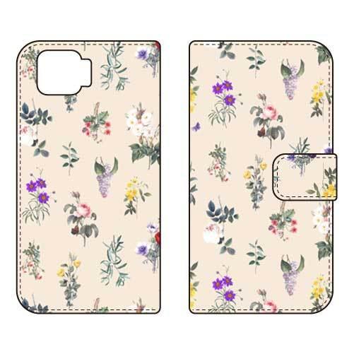 OPPO A73 CPH2099 手帳 SINDEE Botanical （ホワイト） スマホケース...