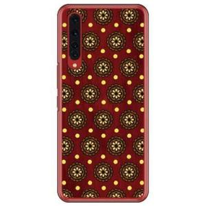 Rakuten BIG（ZR01） フラワースポット レトロブラウン スマホケース (受注生産)