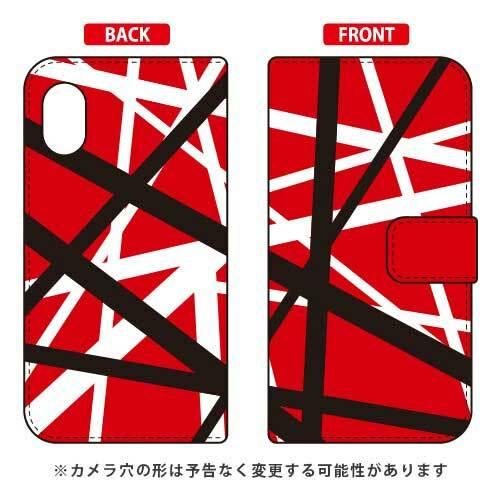 Rakuten Mini C330 手帳 ロックオマージュ レッド スマホケース (受注生産)