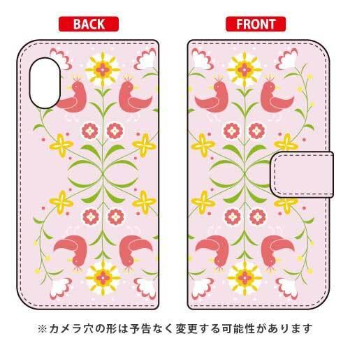 Rakuten Mini C330 手帳 フローラル TYPE1 スマホケース (受注生産)