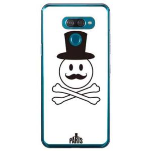 LG K50 ケース Code；C Monsieur ホワイト スマホケース (受注生産)