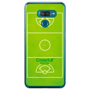 LG K50 ケース 女子 ラクロス グリーン スマホケース (受注生産)