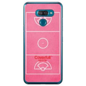 LG K50 ケース 女子 ラクロス ピンク スマホケース (受注生産)