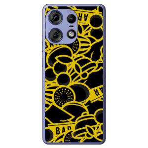 スロット ブラック （ソフト ケース カバー） YESNO motorola edge 50 pro