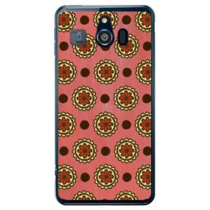 シンプルスマホ3 ケース 509SH フラワースポット ピンク スマホケース (受注生産)