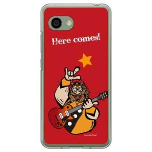 AQUOS R2 Compact ケース 803SH SH-M09 Rockおやじ 赤 design...