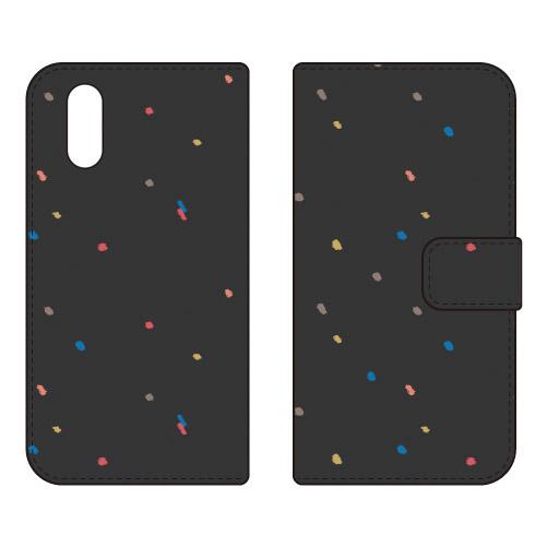 手帳型スマホケース パターン-80 (受注生産)  Cf LTD シンプルスマホ6 シンプルスマホ7