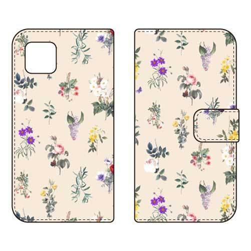 AQUOS sense4 basic A003SH 手帳 SINDEE Botanical （ホワイ...