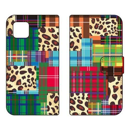 AQUOS sense4 basic A003SH 手帳 Patchwork スマホケース (受注生...