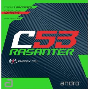 ラザンターC53 RASANTER C53  andro アンドロ　卓球裏ソフトラバー　110021099｜isesaki-takkyu