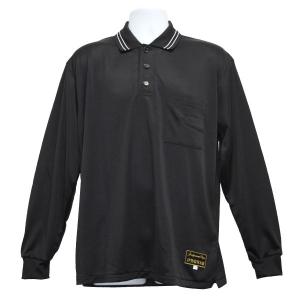 アンパイアポロシャツ長袖　ブラック
