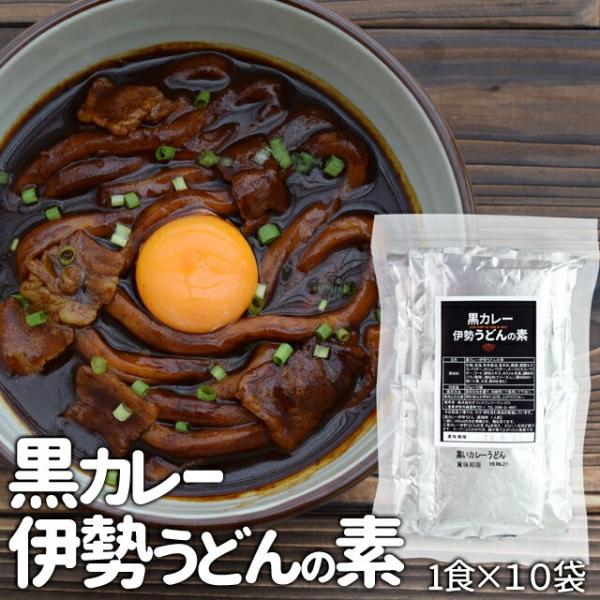 黒カレー うどん の素 １袋×１０ セット ※麺は含まれていません。 メール便 送料無料 カレーうど...