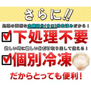 ほたて片貝 20枚 送料無料 冷凍 北海道産 ...の詳細画像4