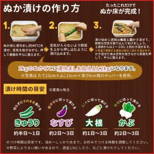 お米からこだわった ぬか床 1kg (ぬか床使...の詳細画像3