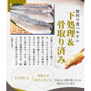 さば フィレ 骨なし 骨取り 無塩タイプ 2k...の詳細画像3