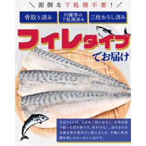 さば フィレ 骨なし 骨取り 無塩タイプ 2k...の詳細画像5