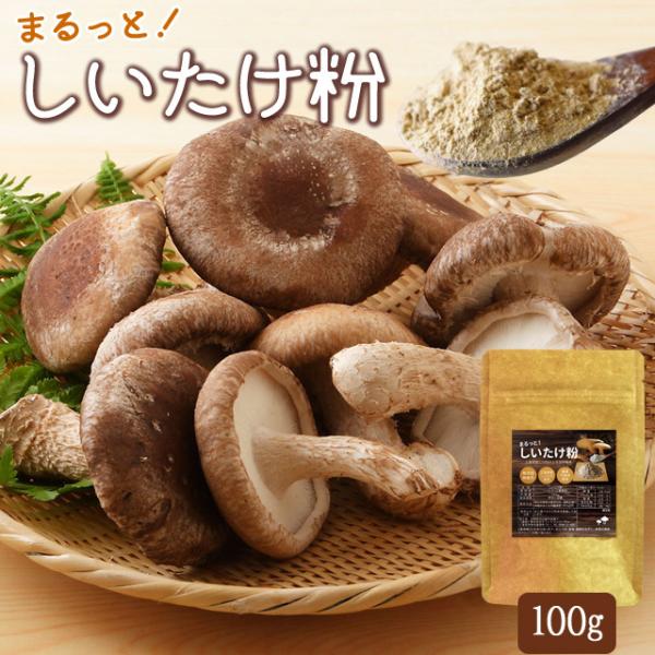 しいたけパウダー 粉末 １００ｇ 万能だし 粉 三重県産 農薬不使用栽培 椎茸１００％使用 国産 チ...