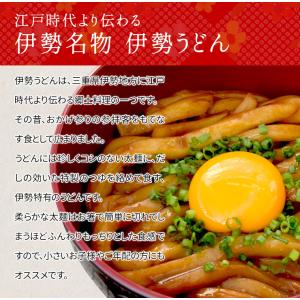 手打ち式伊勢うどん麺だけタイプ10食入 つゆ無...の詳細画像3