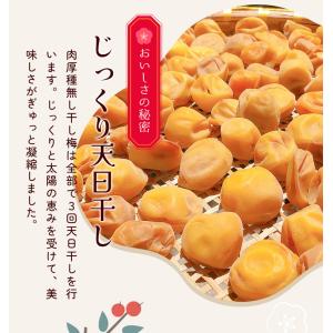 干し梅 種無し 200g 個包装(約55〜65...の詳細画像3