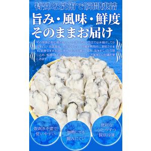 牡蠣 むき身 Mサイズ 1kg 冷凍牡蠣 送料...の詳細画像4