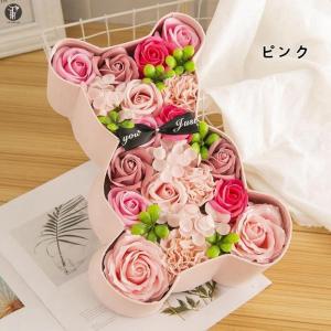ソープフラワー お返し 造花 母の日ギフト ボ...の詳細画像1