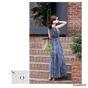 マキシワンピース レディース 夏 ワンピース ...の詳細画像4