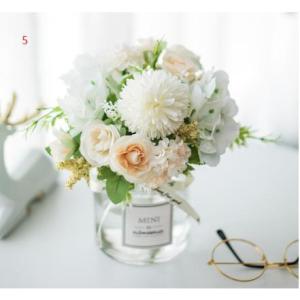 造花 インテリア 花瓶付き フラワーアレンジメ...の詳細画像5