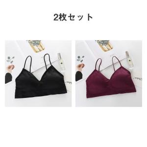 ナイトブラ ブラジャー ノンワイヤー 2枚セッ...の詳細画像3