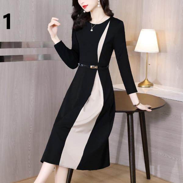 【大特価】ロングワンピース レディース ラシャ 秋 冬 フォーマル ワンピースドレス 卒園式 結婚式...