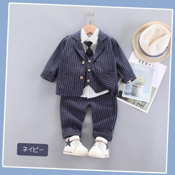 5点セット キッズ スーツ 男の子 フォーマル 子供スーツ ベビー スーツ フォーマルスーツ 男の子...
