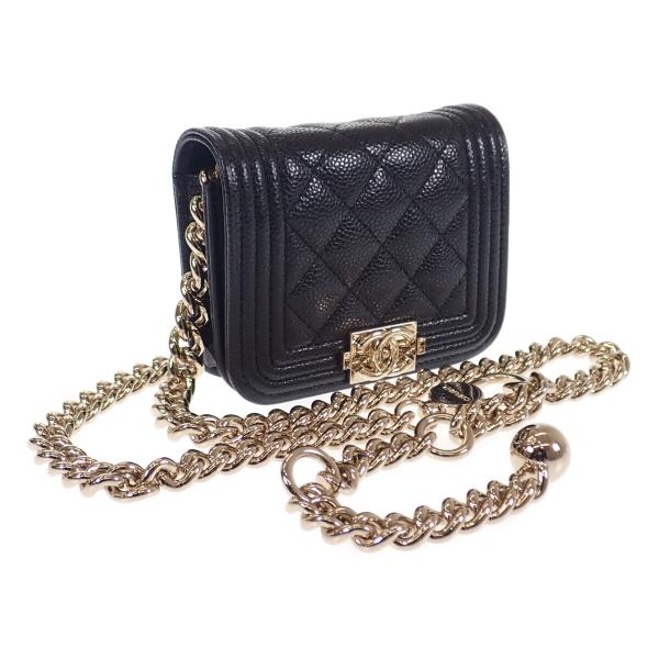 CHANEL シャネル ボーイシャネル ベルトバッグ AP2302 B06291 94305 キャビ...