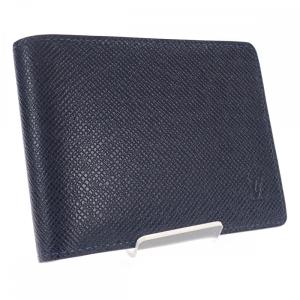 ルイヴィトン LOUIS VUITTON ポルトフォイユ・ミュルティプル M30530 二つ折り財布 タイガ ブルーマリーヌ メンズ【中古】【Aランク】 LOUIS VUITTON（ルイ・ヴィトン） ポルトフォイユ・ミュルティプル