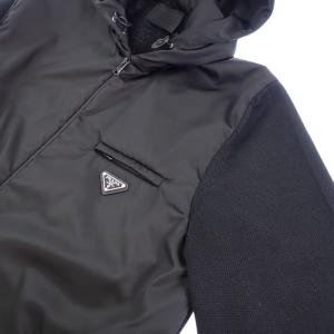 プラダ PRADA ニット切替ジャケット Re...の詳細画像5